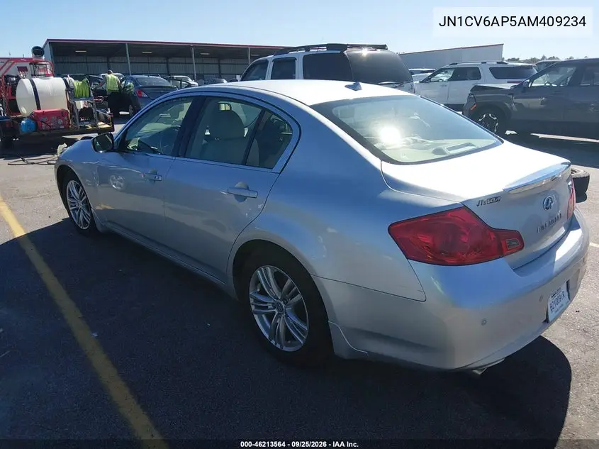 2010 INFINITI G VIN JN1CV6AP5AM409234 — фото 3
