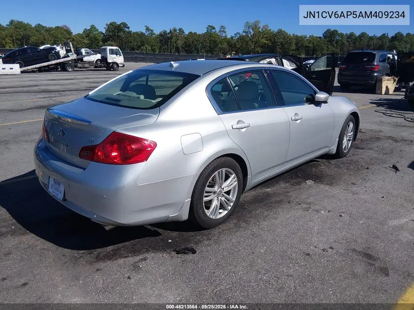 2010 INFINITI G VIN JN1CV6AP5AM409234 — фото 4