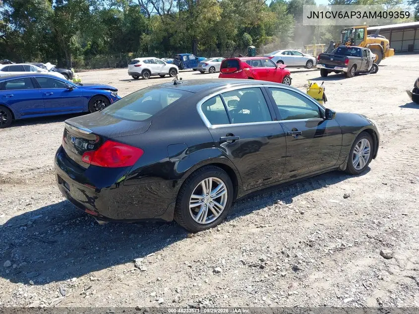 2010 INFINITI G VIN JN1CV6AP3AM409359 — фото 4