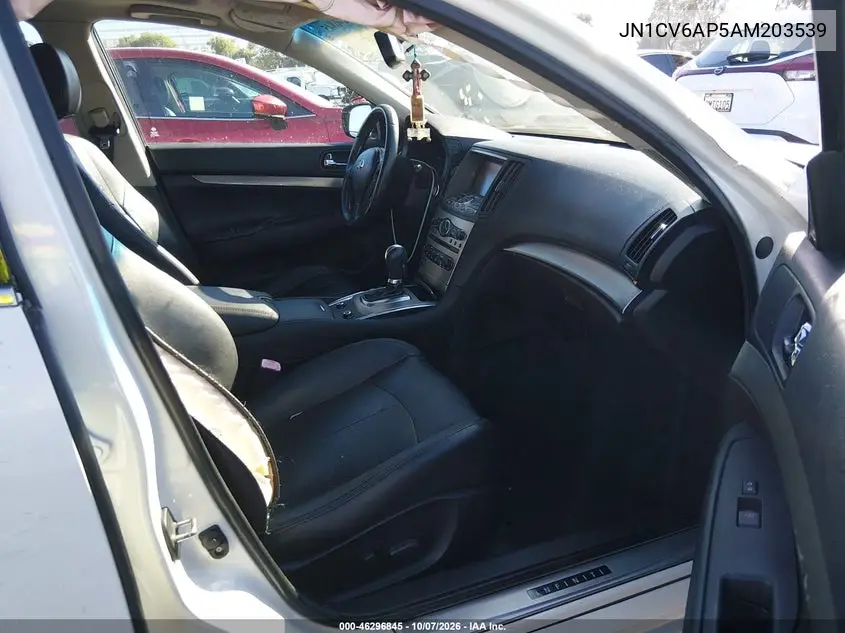 2010 INFINITI G VIN JN1CV6AP5AM203539 — фото 5