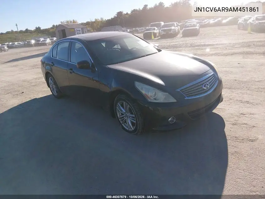 INFINITI G 2010, VIN JN1CV6AR9AM451861