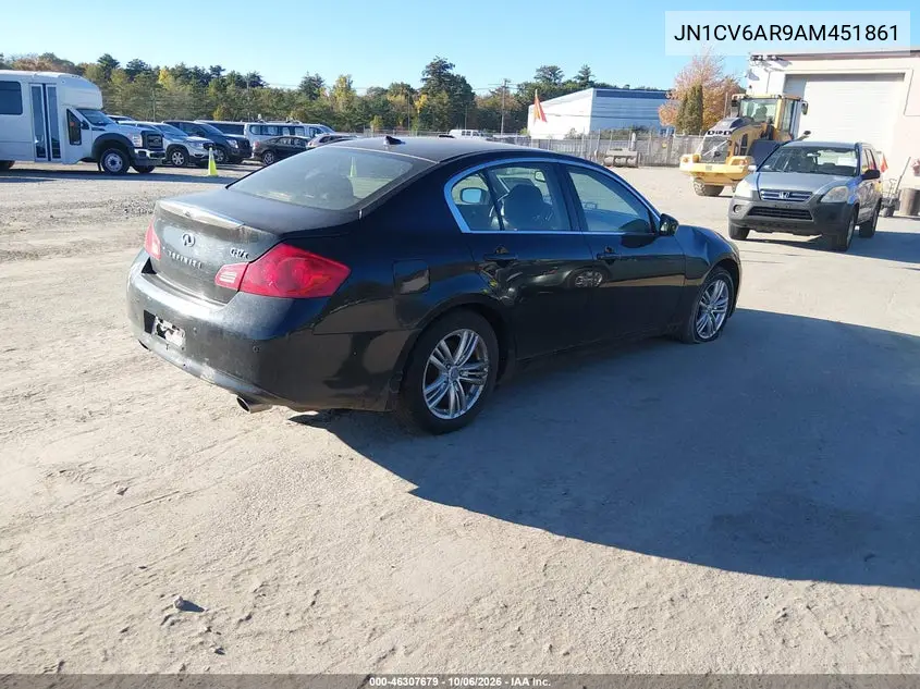 2010 INFINITI G VIN JN1CV6AR9AM451861 — фото 4