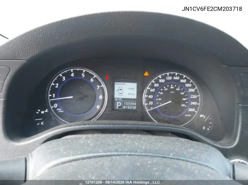 2012 INFINITI G VIN JN1CV6FE2CM203718 — фото 7