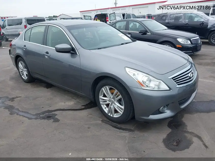 INFINITI G 2012, VIN JN1CV6APXCM627186