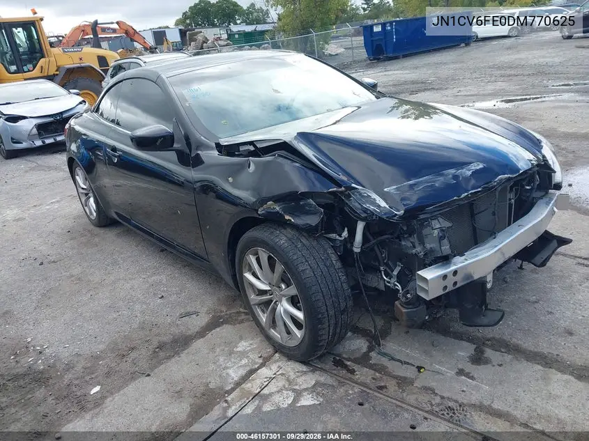 INFINITI G 2013, VIN JN1CV6FE0DM770625