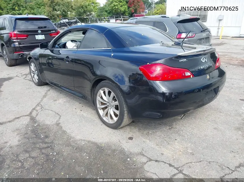 2013 INFINITI G VIN JN1CV6FE0DM770625 — фото 3