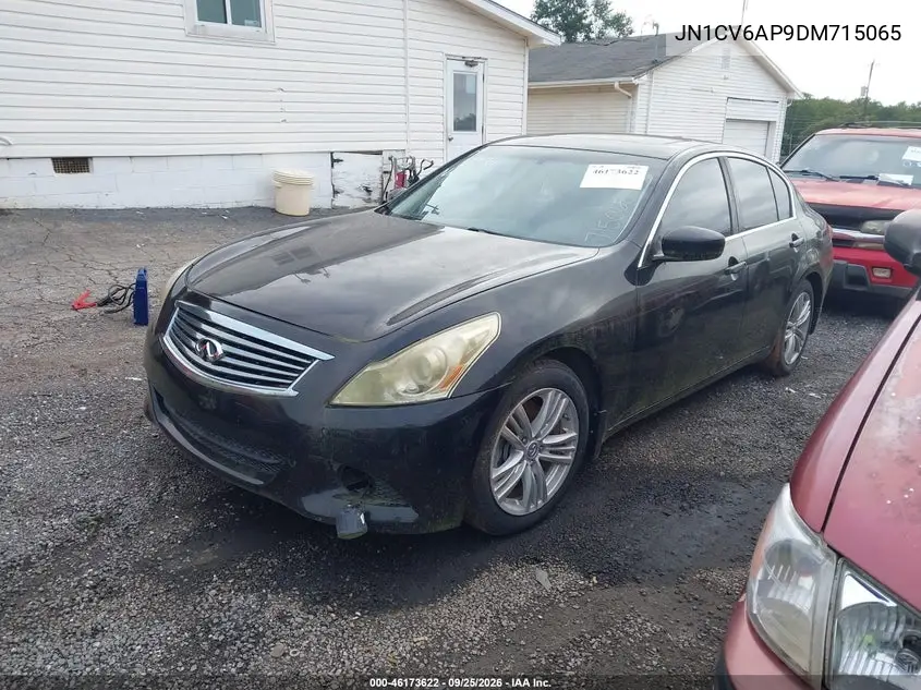 2013 INFINITI G VIN JN1CV6AP9DM715065 — фото 2