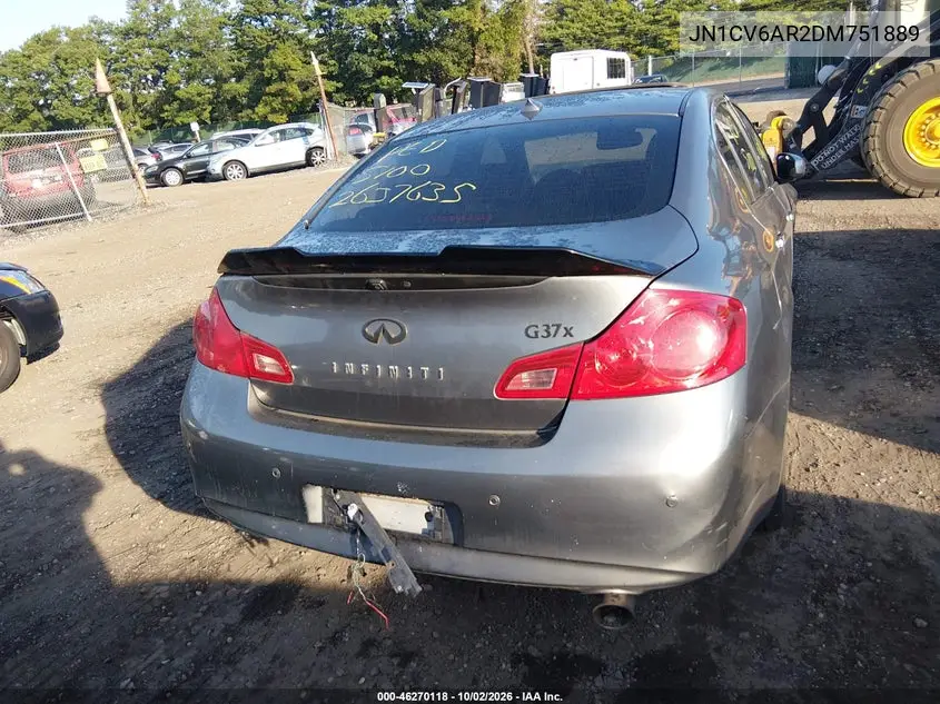 2013 INFINITI G VIN JN1CV6AR2DM751889 — фото 15