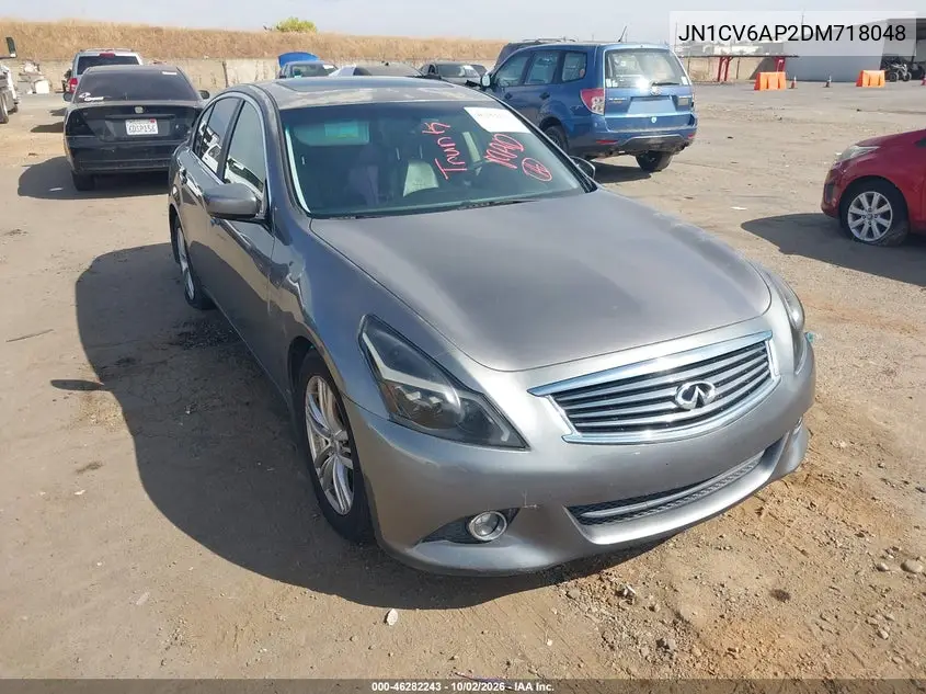 INFINITI G 2013, VIN JN1CV6AP2DM718048