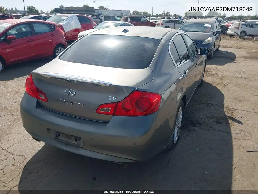 2013 INFINITI G VIN JN1CV6AP2DM718048 — фото 4