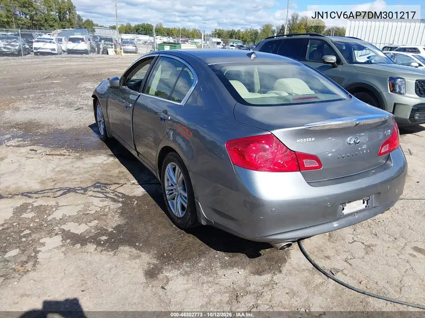 2013 INFINITI G VIN JN1CV6AP7DM301217 — фото 3