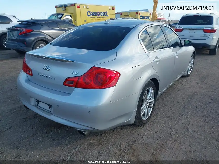 2013 INFINITI G VIN JN1CV6AP2DM719801 — фото 4