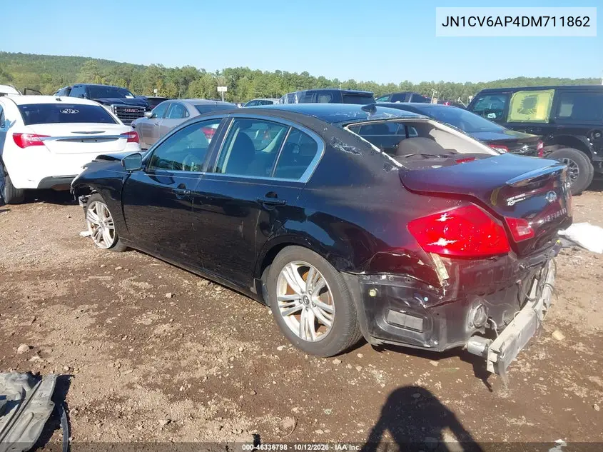 2013 INFINITI G VIN JN1CV6AP4DM711862 — фото 3