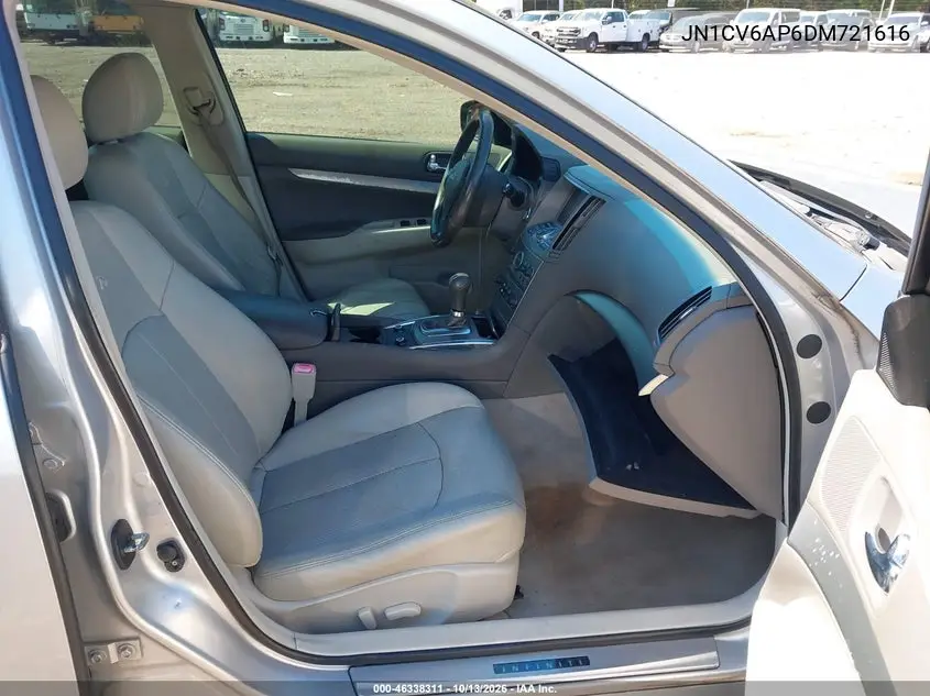 2013 INFINITI G VIN JN1CV6AP6DM721616 — фото 5