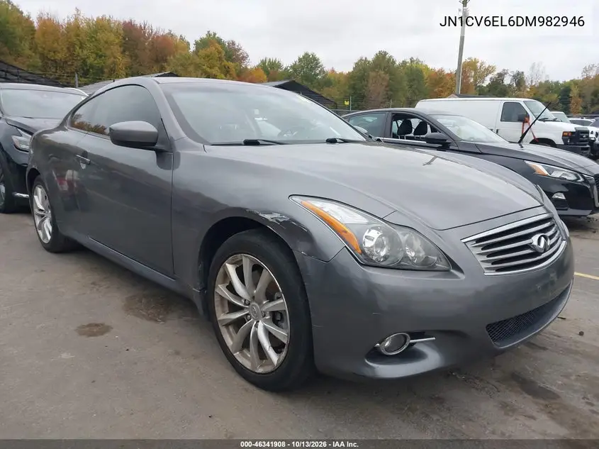 INFINITI G 2013, VIN JN1CV6EL6DM982946
