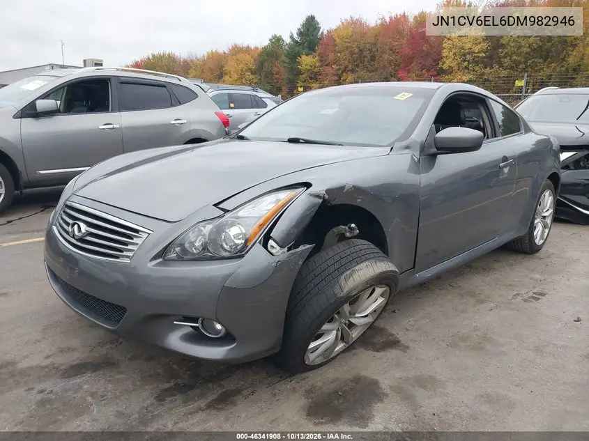 2013 INFINITI G VIN JN1CV6EL6DM982946 — фото 2