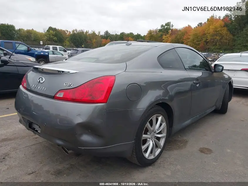2013 INFINITI G VIN JN1CV6EL6DM982946 — фото 4
