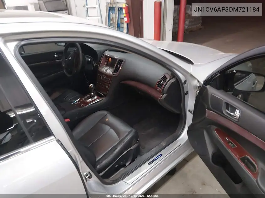 2013 INFINITI G VIN JN1CV6AP3DM721184 — фото 5