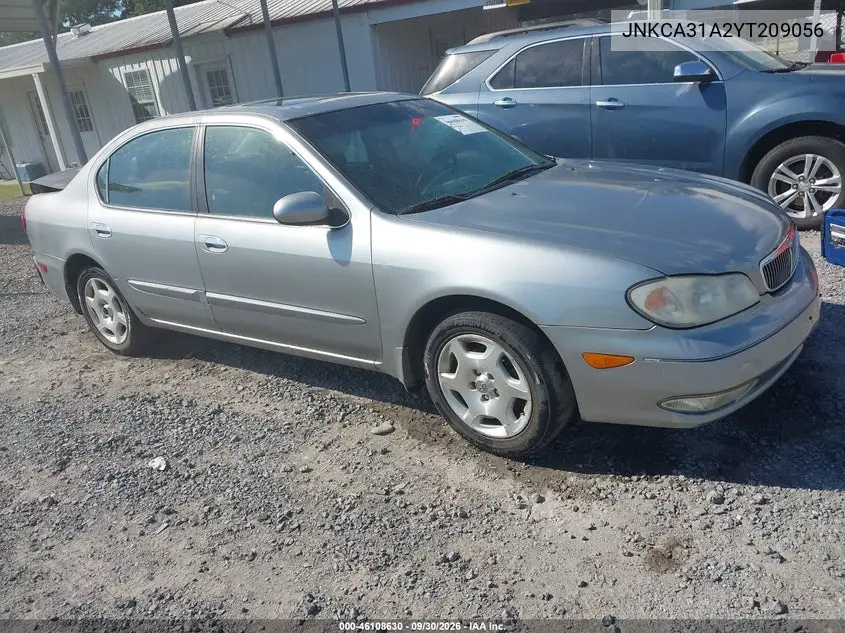 INFINITI I 2000, VIN JNKCA31A2YT209056