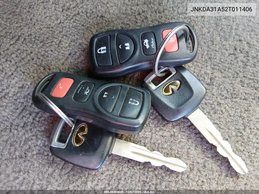 INFINITI I 2002, VIN JNKDA31A52T011406