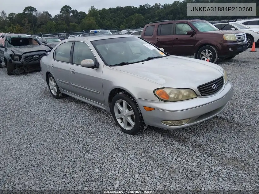 INFINITI I 2004, VIN JNKDA31A84T210260