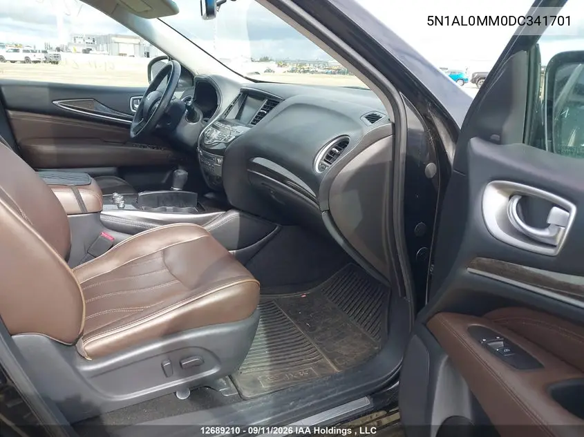 2013 INFINITI JX VIN 5N1AL0MM0DC341701 — фото 5
