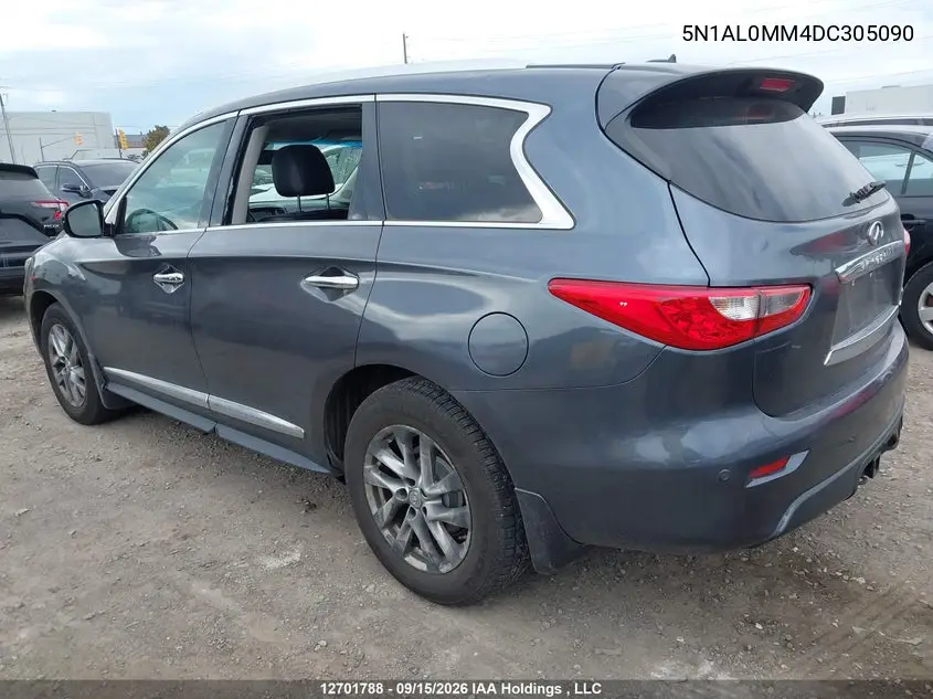 2013 INFINITI JX VIN 5N1AL0MM4DC305090 — фото 3