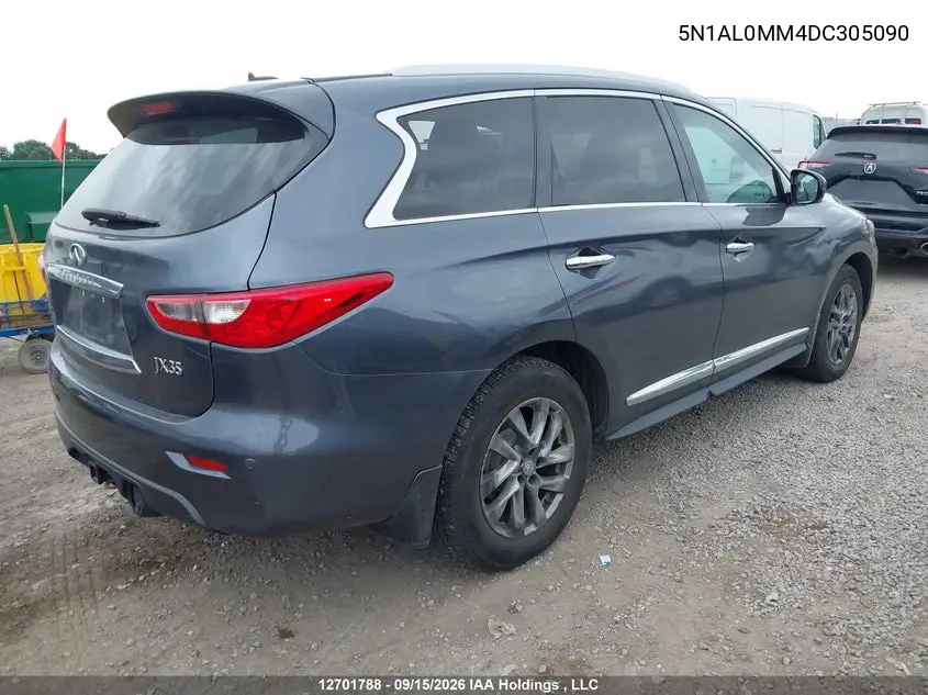 2013 INFINITI JX VIN 5N1AL0MM4DC305090 — фото 4