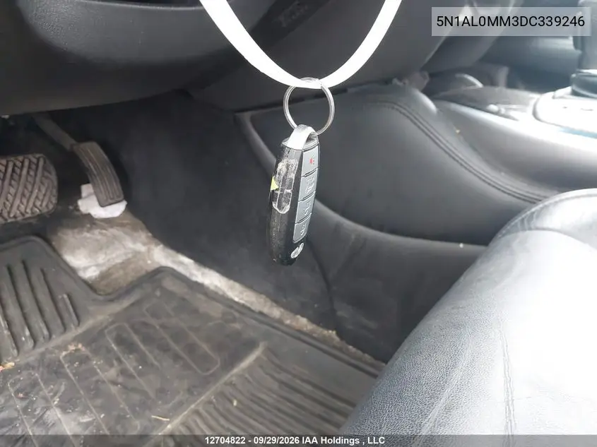 2013 INFINITI JX VIN 5N1AL0MM3DC339246 — фото 11