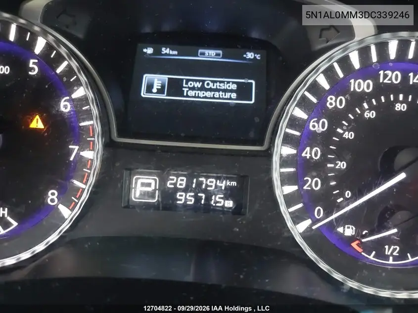 2013 INFINITI JX VIN 5N1AL0MM3DC339246 — фото 15