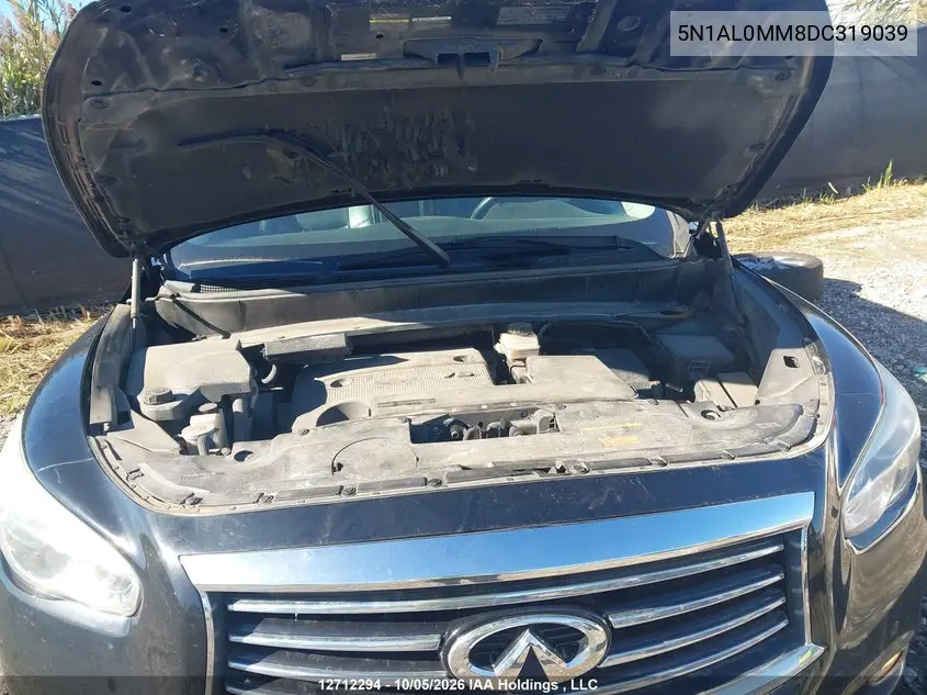 2013 INFINITI JX VIN 5N1AL0MM8DC319039 — фото 10