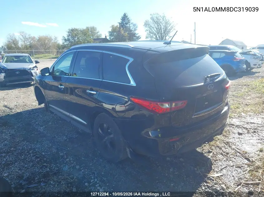 2013 INFINITI JX VIN 5N1AL0MM8DC319039 — фото 3
