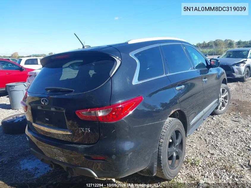2013 INFINITI JX VIN 5N1AL0MM8DC319039 — фото 4