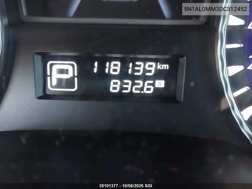2013 INFINITI JX VIN 5N1AL0MM3DC312452 — фото 15