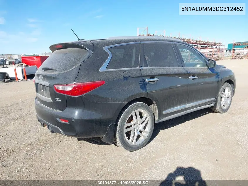 2013 INFINITI JX VIN 5N1AL0MM3DC312452 — фото 4