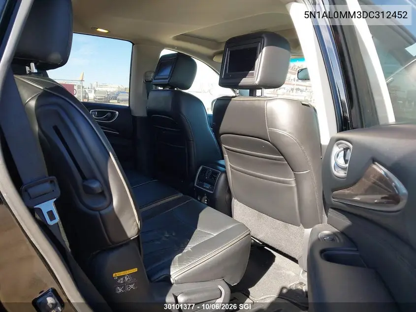 2013 INFINITI JX VIN 5N1AL0MM3DC312452 — фото 8