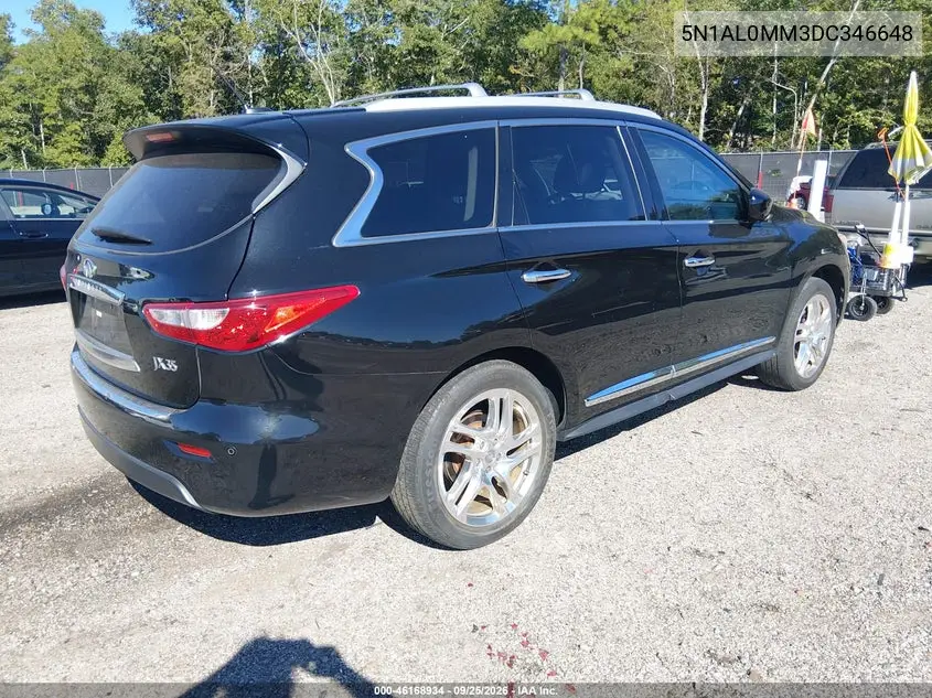 2013 INFINITI JX VIN 5N1AL0MM3DC346648 — фото 4