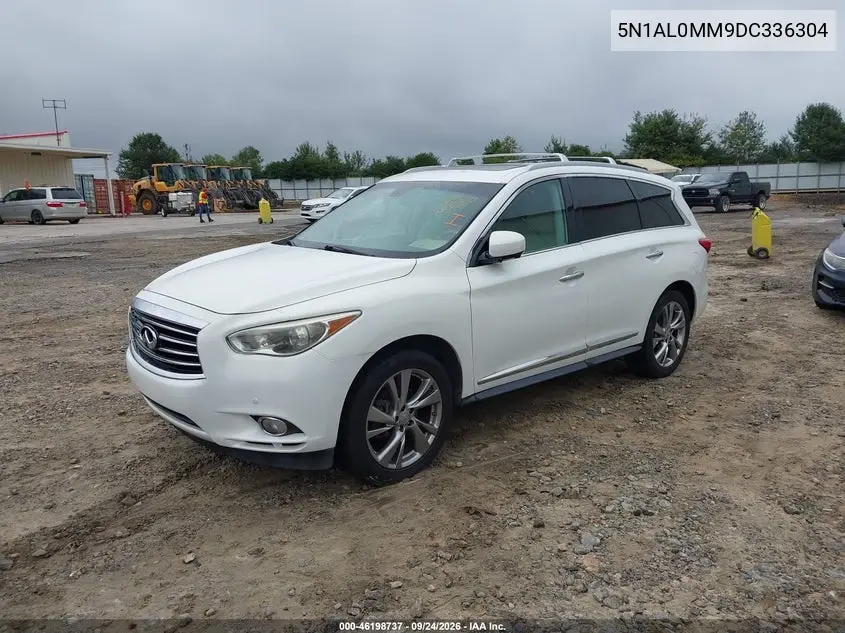 2013 INFINITI JX VIN 5N1AL0MM9DC336304 — фото 2