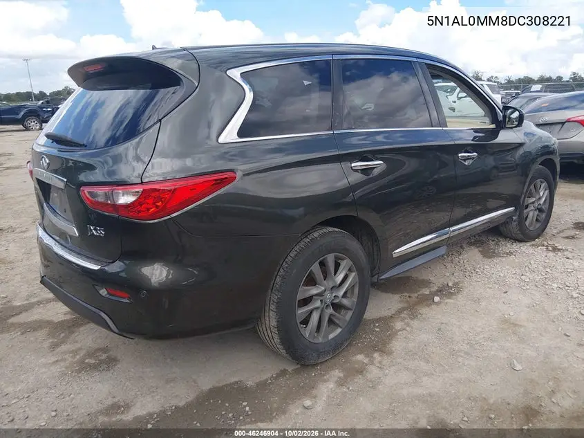 2013 INFINITI JX VIN 5N1AL0MM8DC308221 — фото 4
