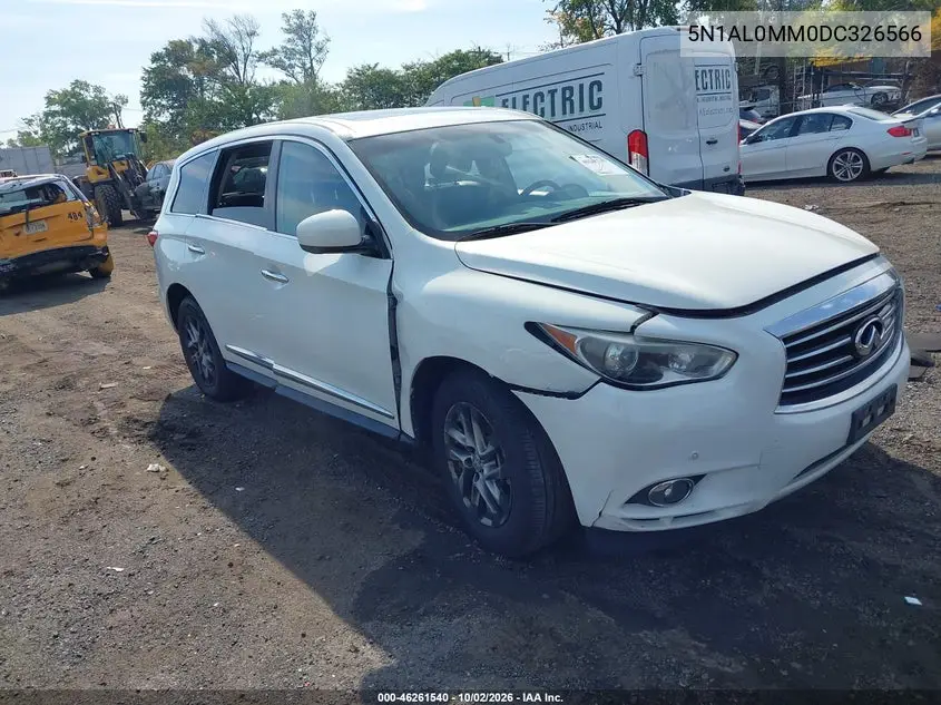 INFINITI JX 2013, VIN 5N1AL0MM0DC326566