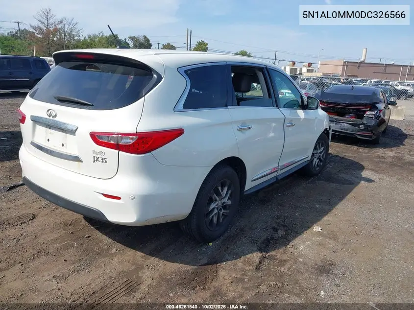 2013 INFINITI JX VIN 5N1AL0MM0DC326566 — фото 4
