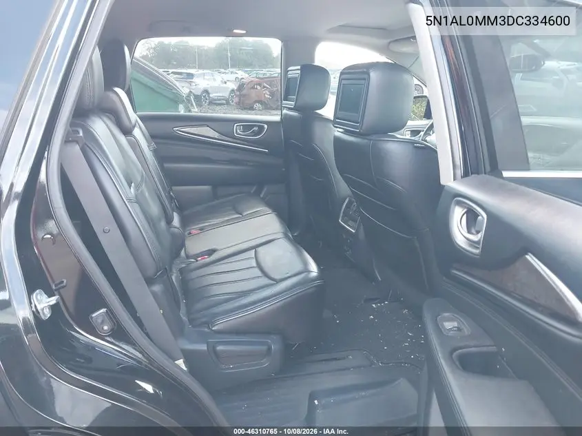 INFINITI JX 2013, VIN 5N1AL0MM3DC334600