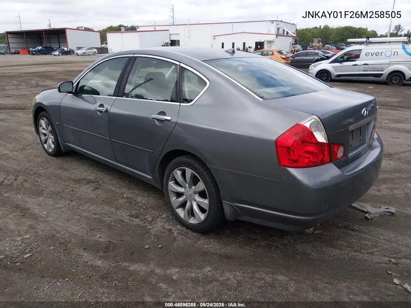 2006 INFINITI M VIN JNKAY01F26M258505 — фото 3