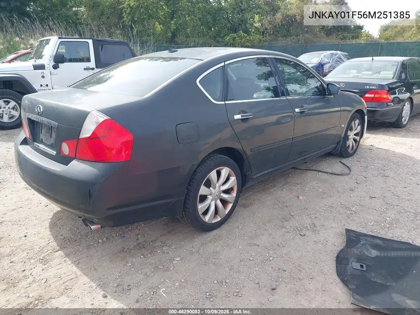 2006 INFINITI M VIN JNKAY01F56M251385 — фото 4