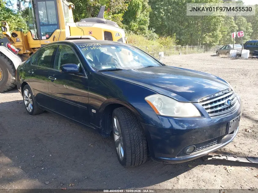 INFINITI M 2007, VIN JNKAY01F97M455530