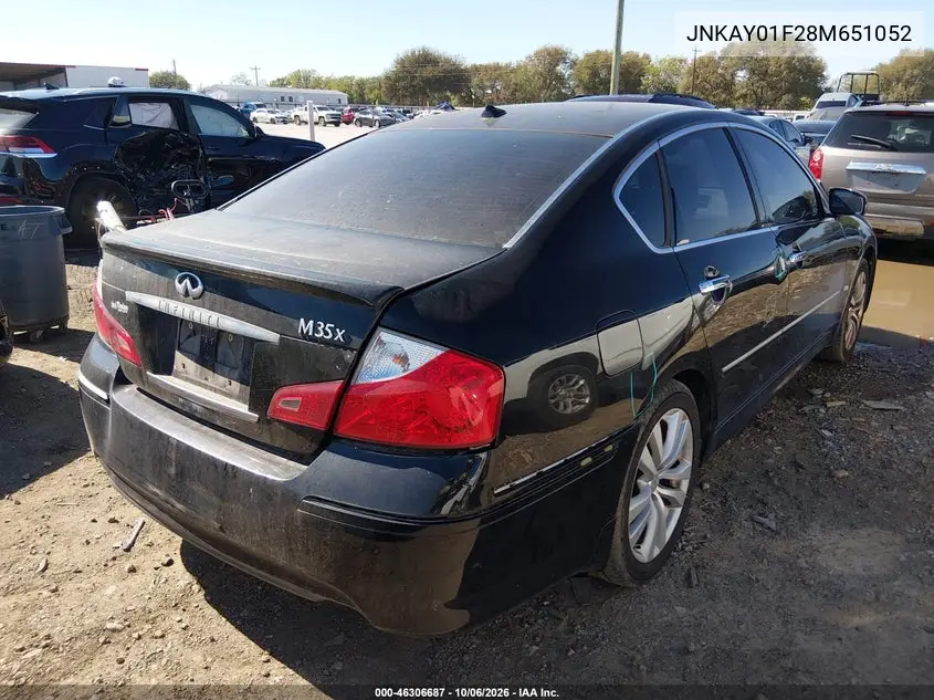 2008 INFINITI M VIN JNKAY01F28M651052 — фото 4