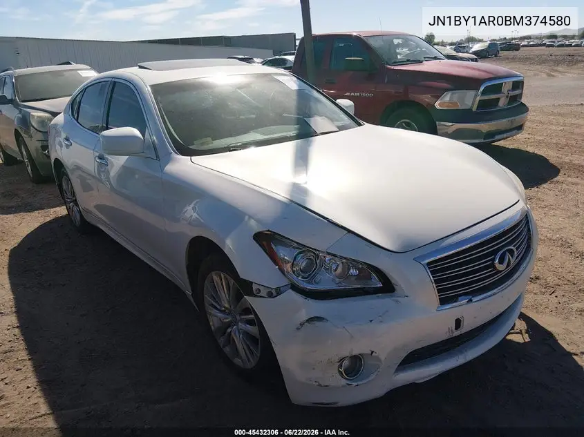 INFINITI M 2011, VIN JN1BY1AR0BM374580