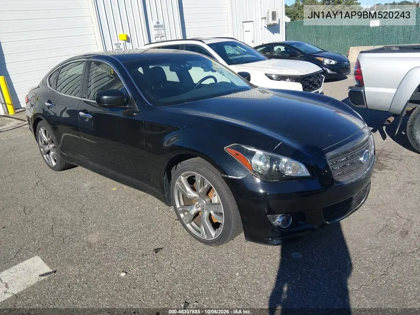 INFINITI M 2011, VIN JN1AY1AP9BM520243