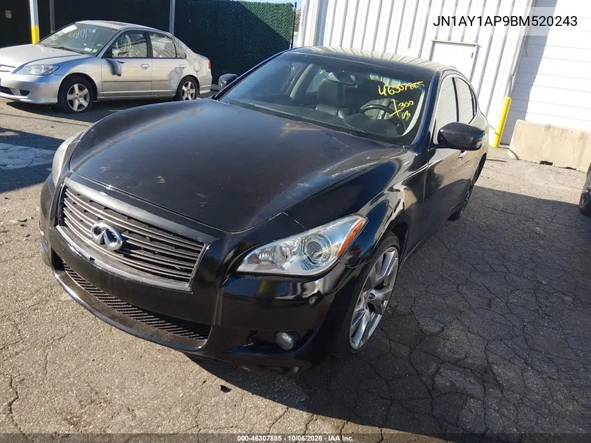 2011 INFINITI M VIN JN1AY1AP9BM520243 — фото 2