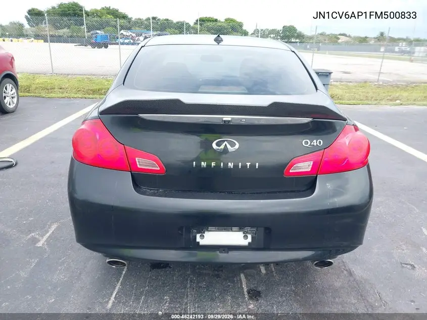 2015 INFINITI Q40 VIN JN1CV6AP1FM500833 — фото 16